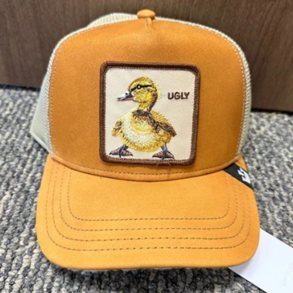 Goorin Animal Farm Trucker Cap Rare Baby Duck Hat Ugly Duckling DUGLING Ducky